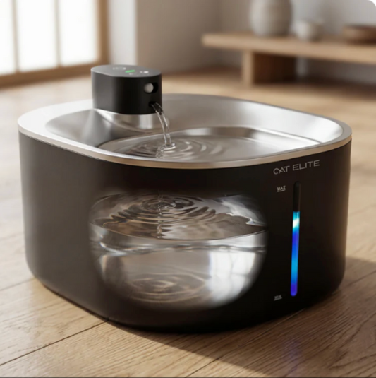 Fuente de agua para gatos