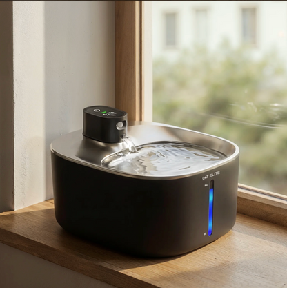 Fuente de agua para gatos